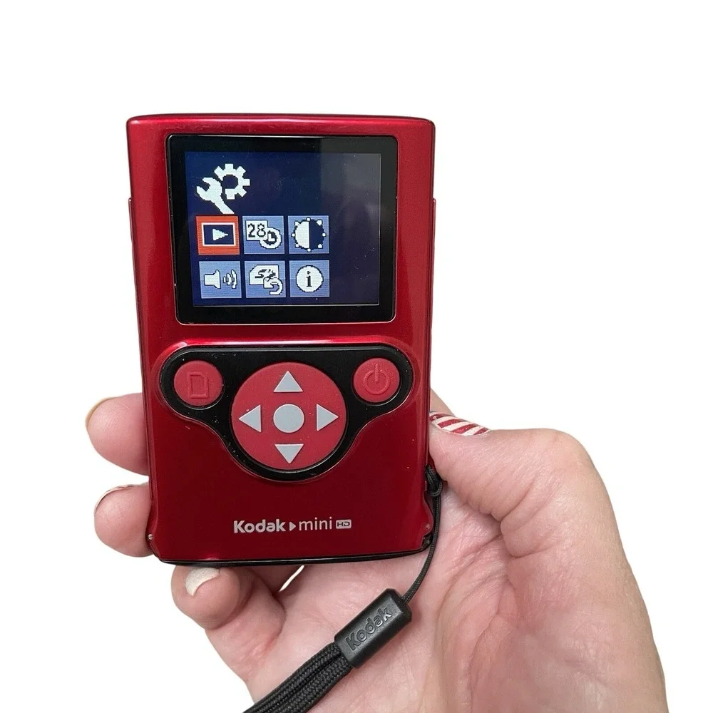 Kodak Mini HD Video Camera Zm2 Tested Works 1.8